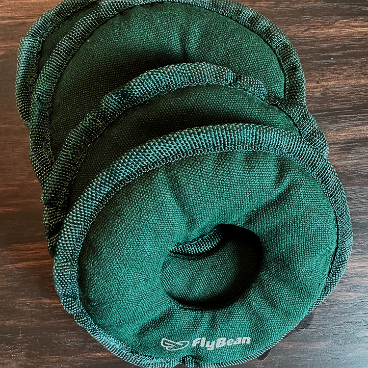 4 Green FlyBean Bags